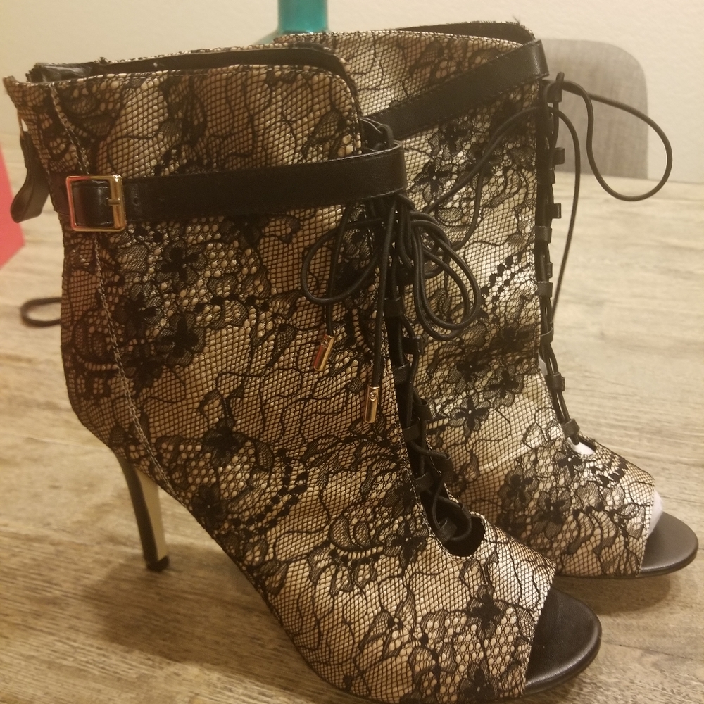 New Lace Ankle Bootie